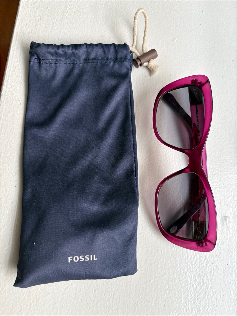 Fossil Women's Hot Pink Sunglasses